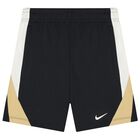 Boys Black Logo Shorts, 1, hi-res