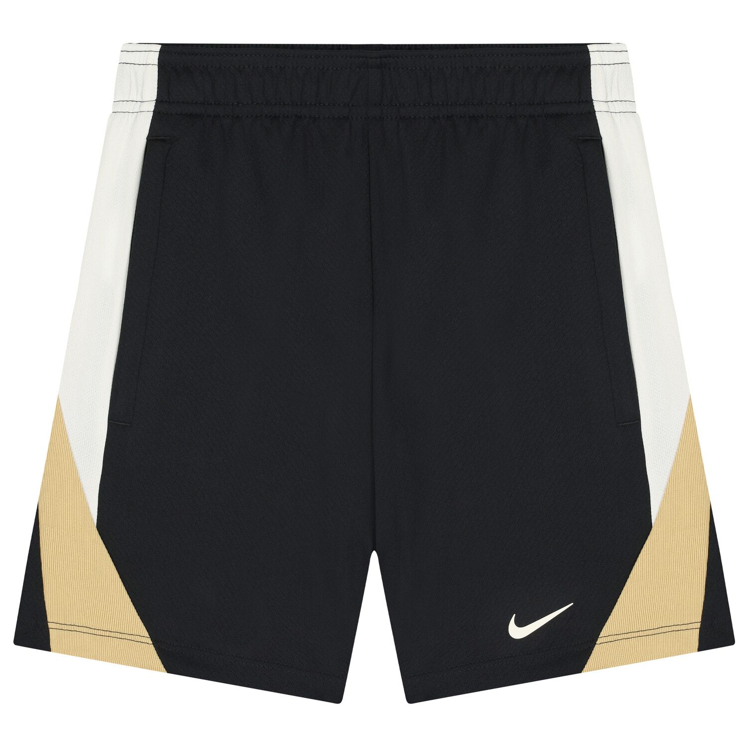 Boys Black Logo Shorts, 1, hi-res