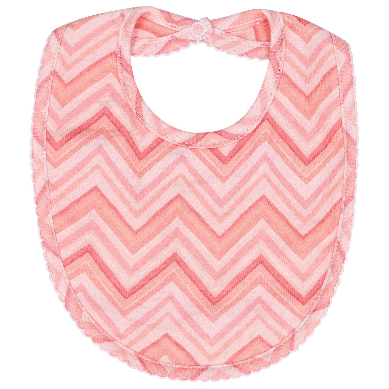 Baby Girls Pink Zig Zag Babygrow Set , 1, hi-res