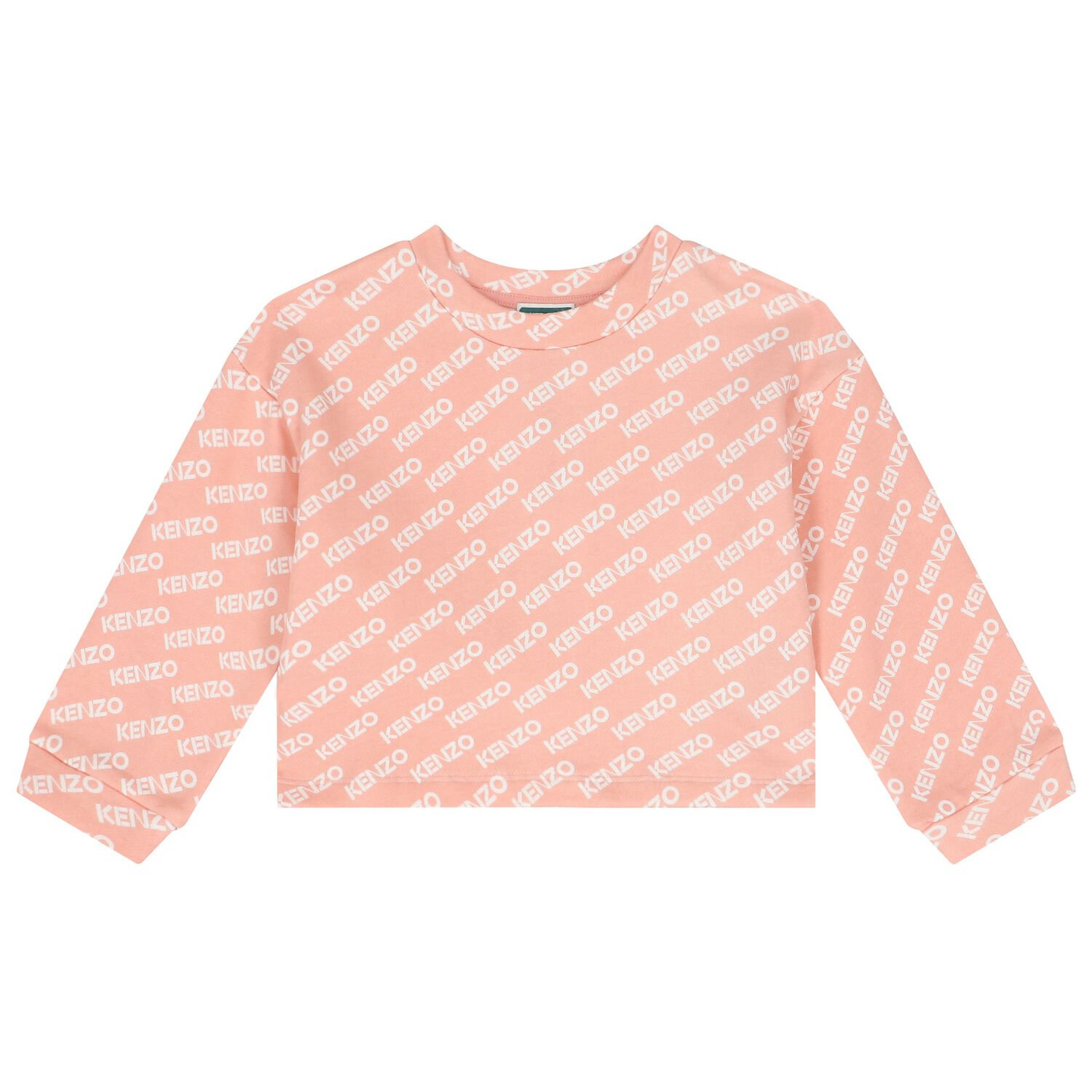 Girls Pink Logo Sweatshirt, 1, hi-res