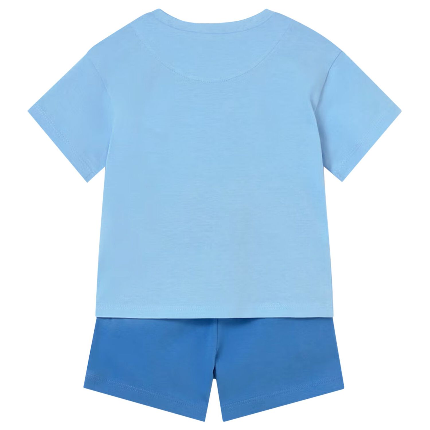 Younger Boys Blue Shorts Set, 2, hi-res