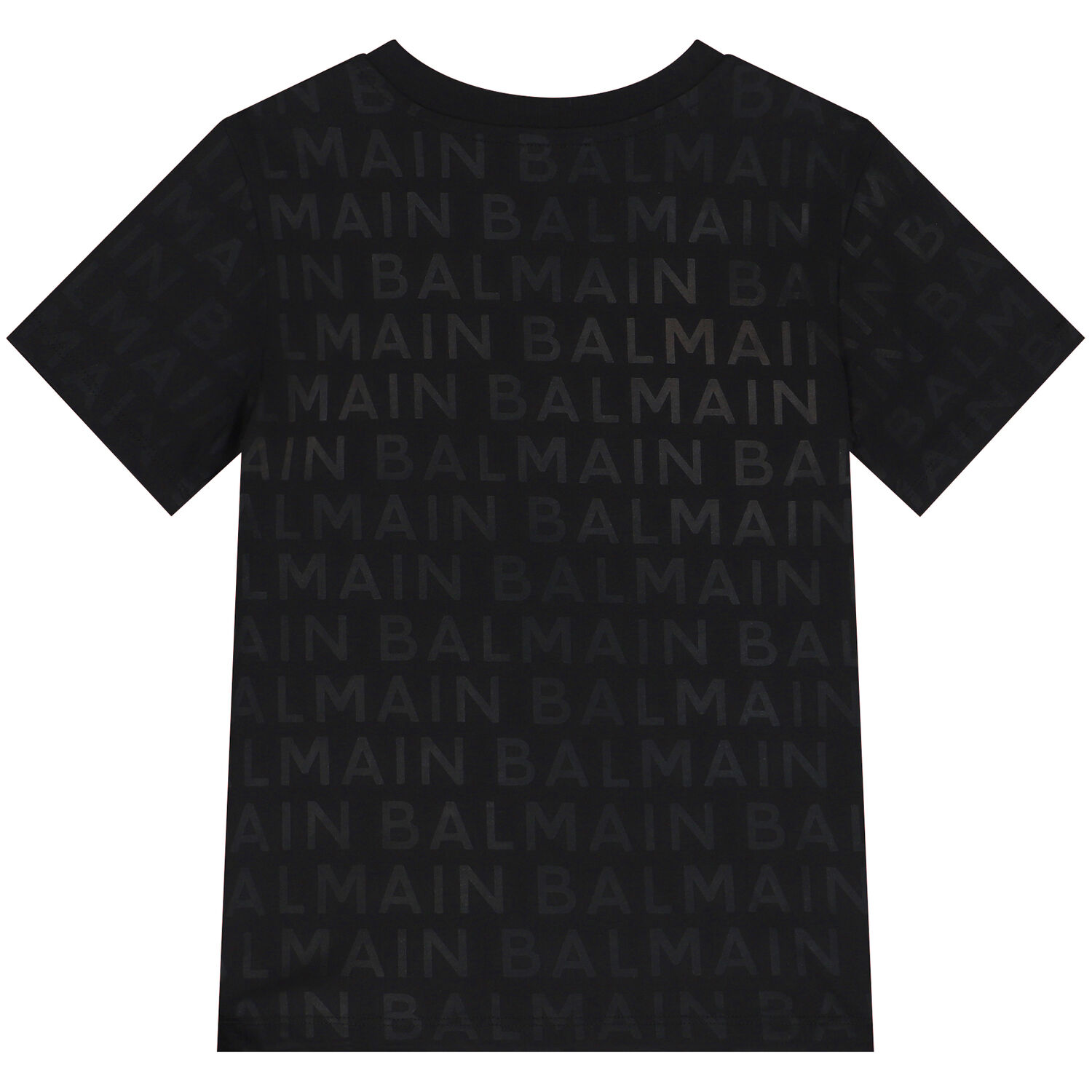 تيشيرت بالشعار باللون الأسود والذهبي, 1, hi-res