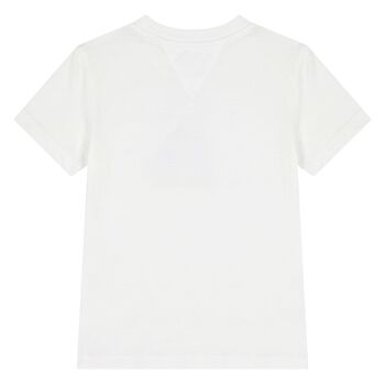 Younger White Sailboat Logo T-Shirt