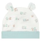 طقم هدية أفرول  بطبعة الخريطة باللون الأبيض و الأخضر (3 قطع) , 1, hi-res