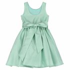 فستان دانتيل بناتي باللون الاخضر, 1, hi-res