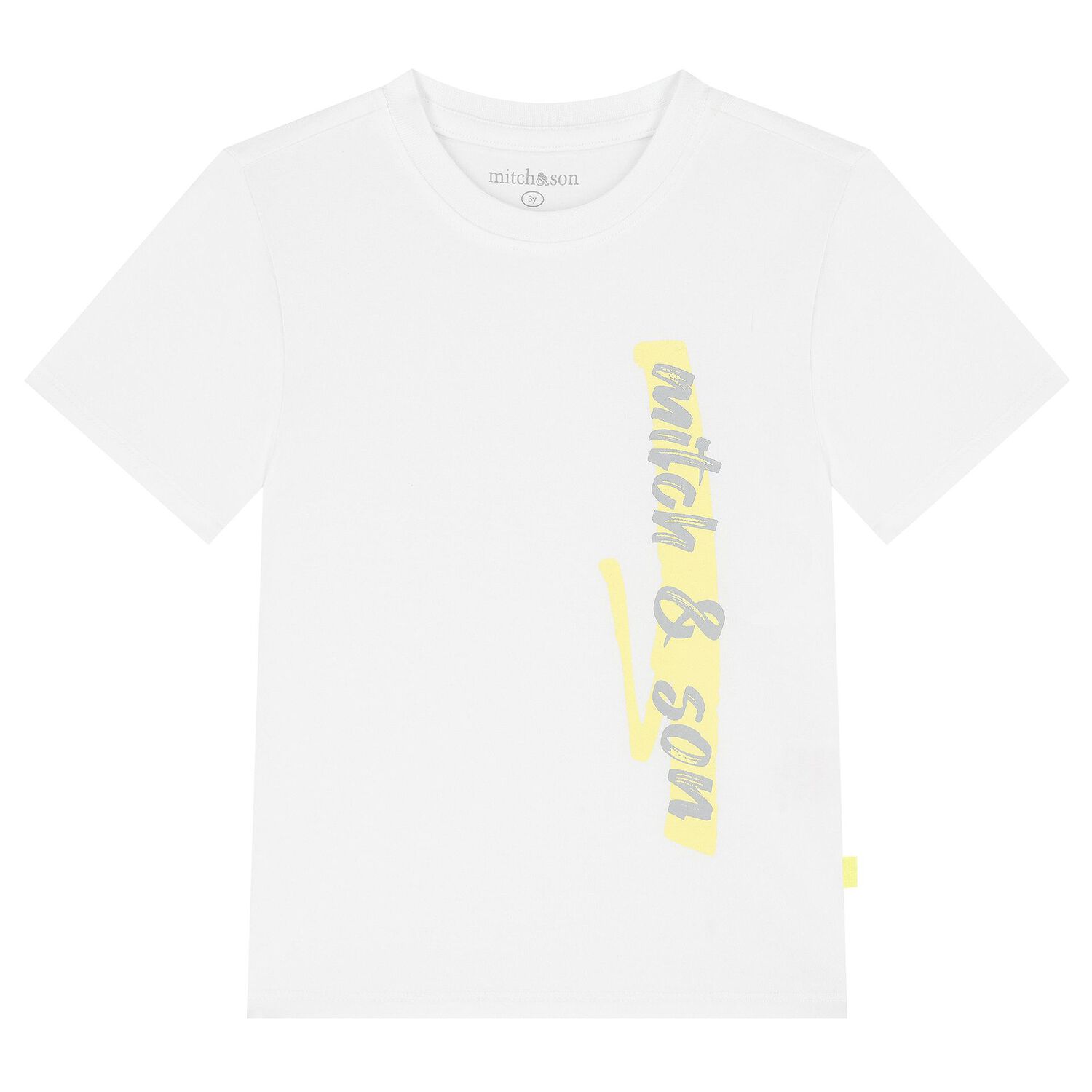 Boys White & Yellow Shorts Set, 1, hi-res image number null