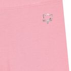 Girls Pink Logo Leggings, 4, hi-res
