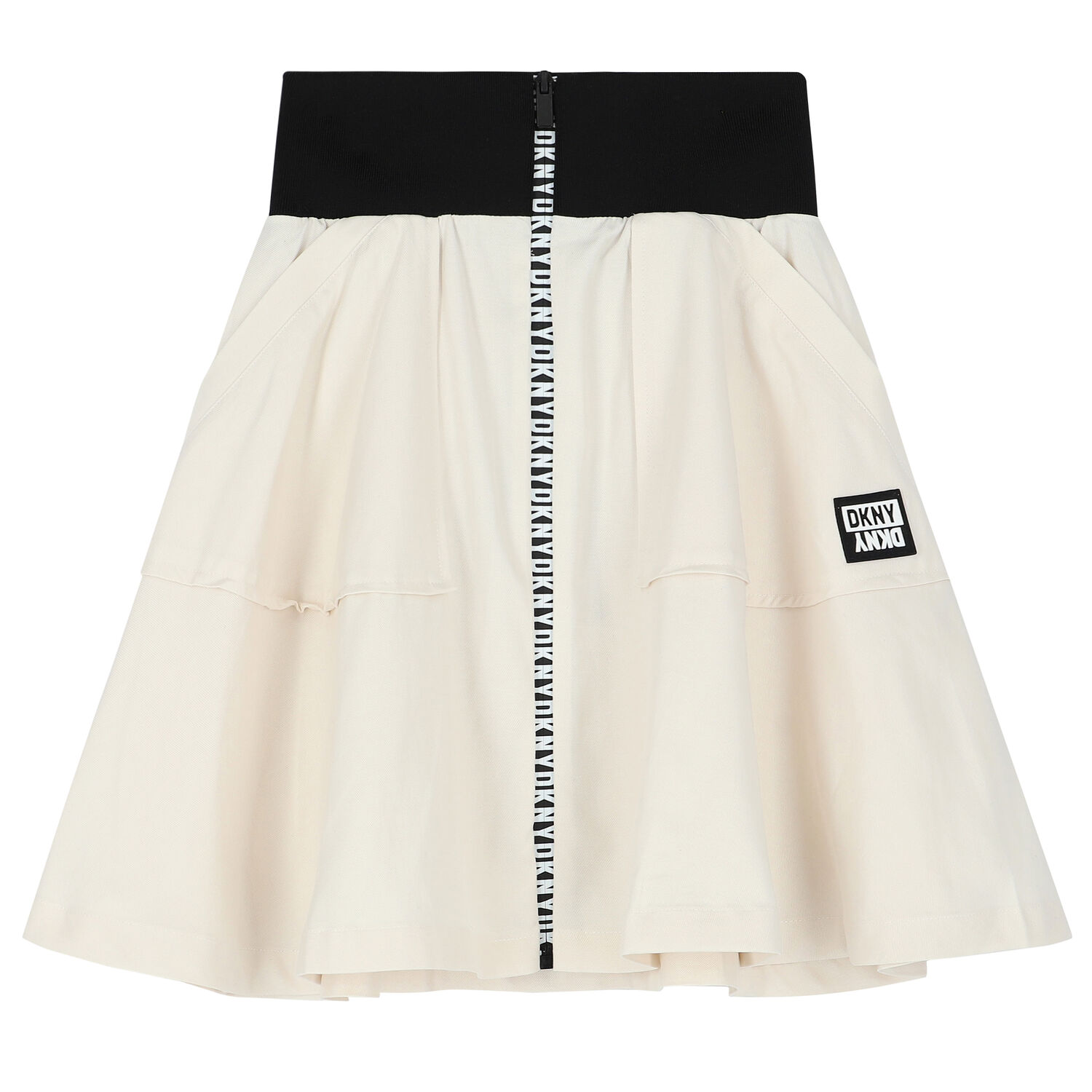 Girls Ivory Logo Skirt, 1, hi-res image number null