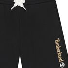 Boys Black Logo Shorts, 1, hi-res