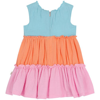 Girls Blue, Orange & Pink Dress