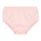 طقم فستان بنات تول لامع باللون الوردي للأطفال, 1, hi-res