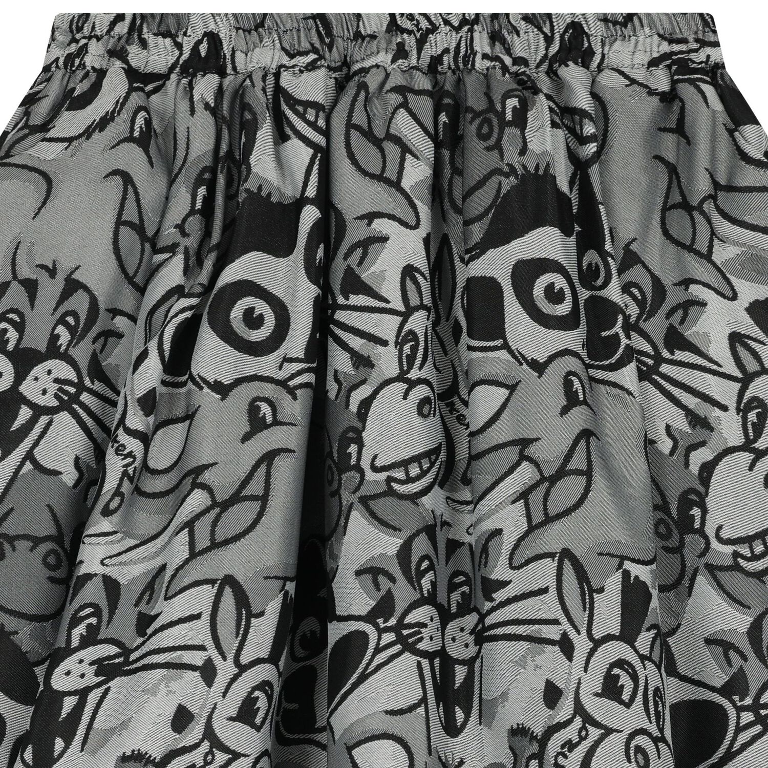 Girls Grey Safari Skirt, 1, hi-res