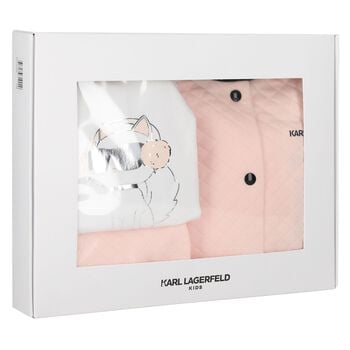 Younger Girls Pink Choupette Tracksuit Set