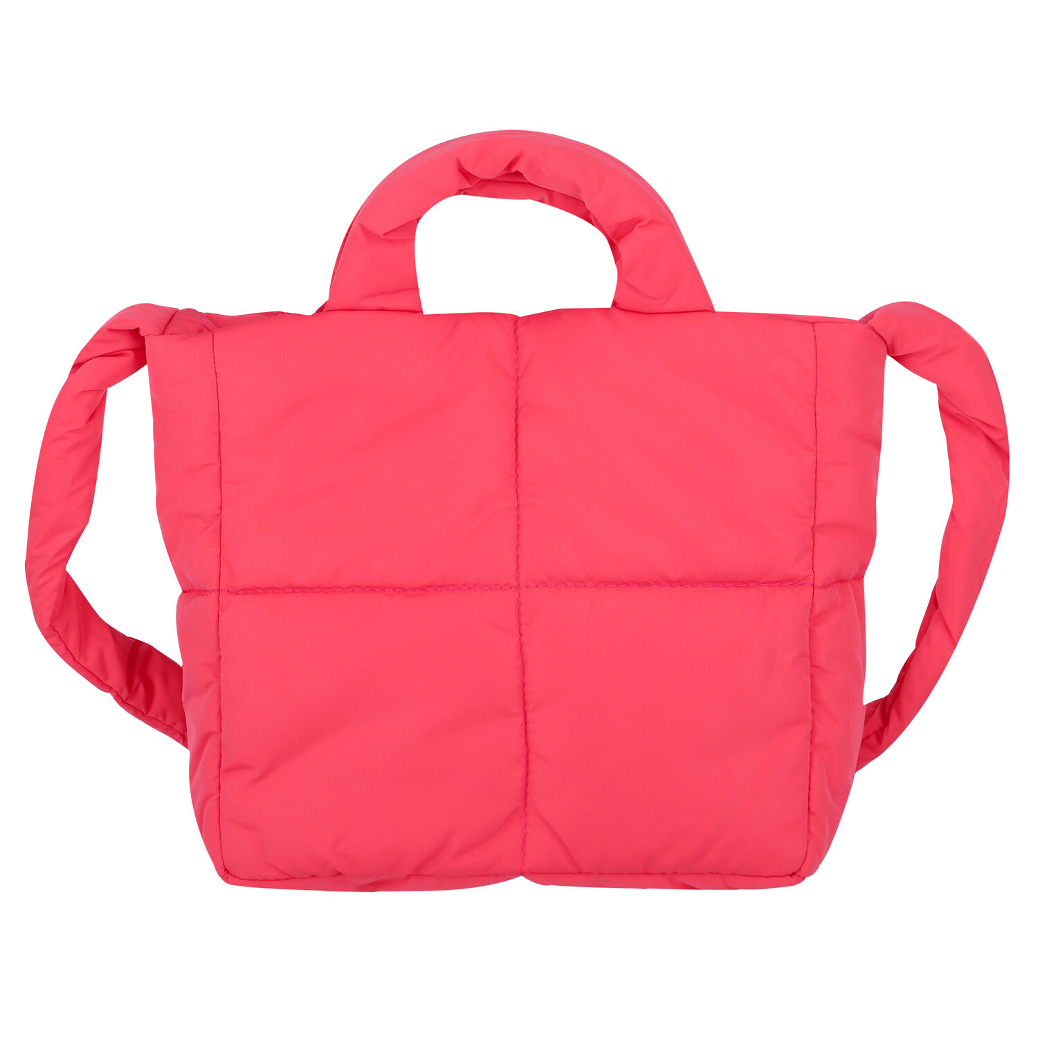 Girls Pink Logo Puffer Crossbody Bag, 1, hi-res