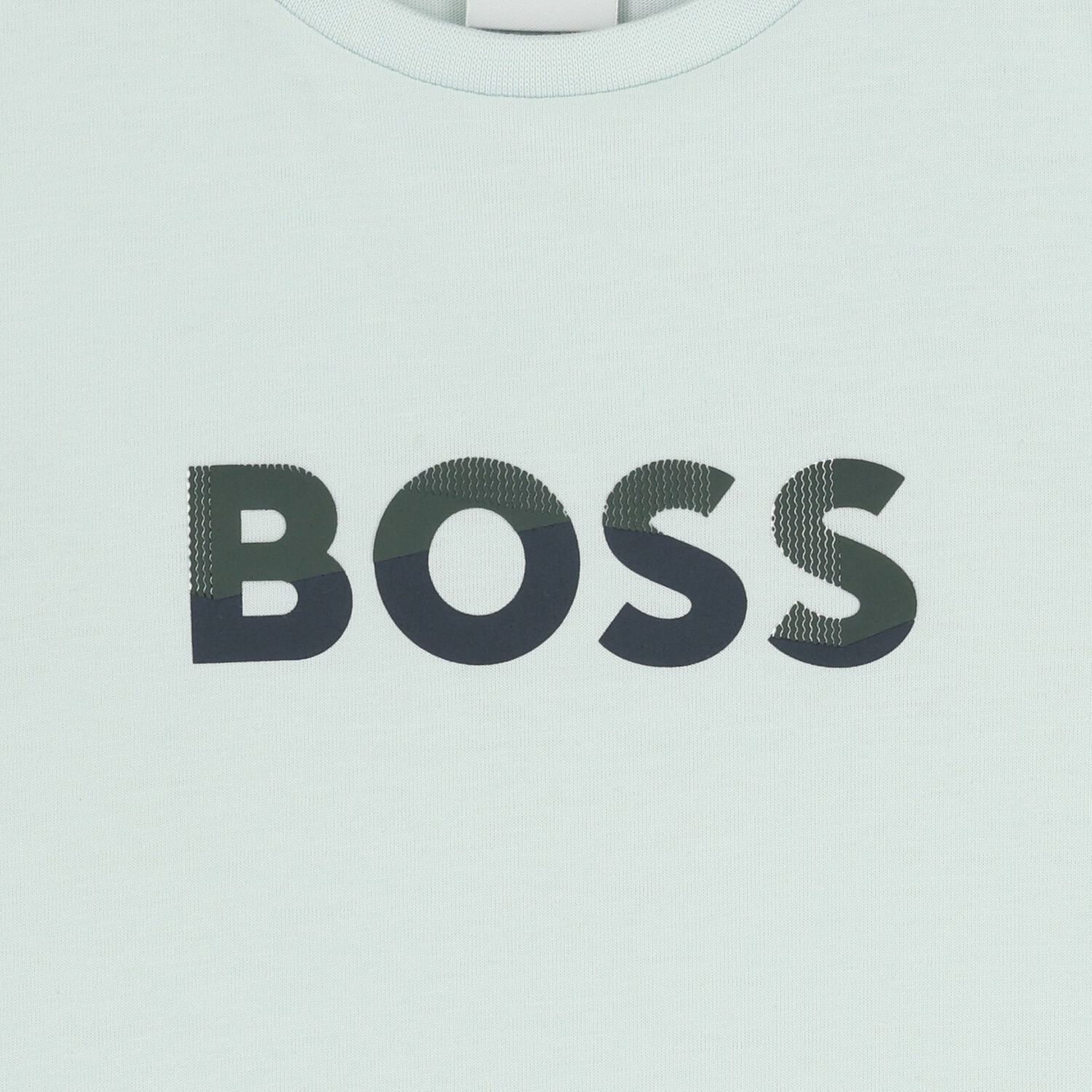 Boys Mini Me White & Navy Blue Logo Shorts Set, 1, hi-res