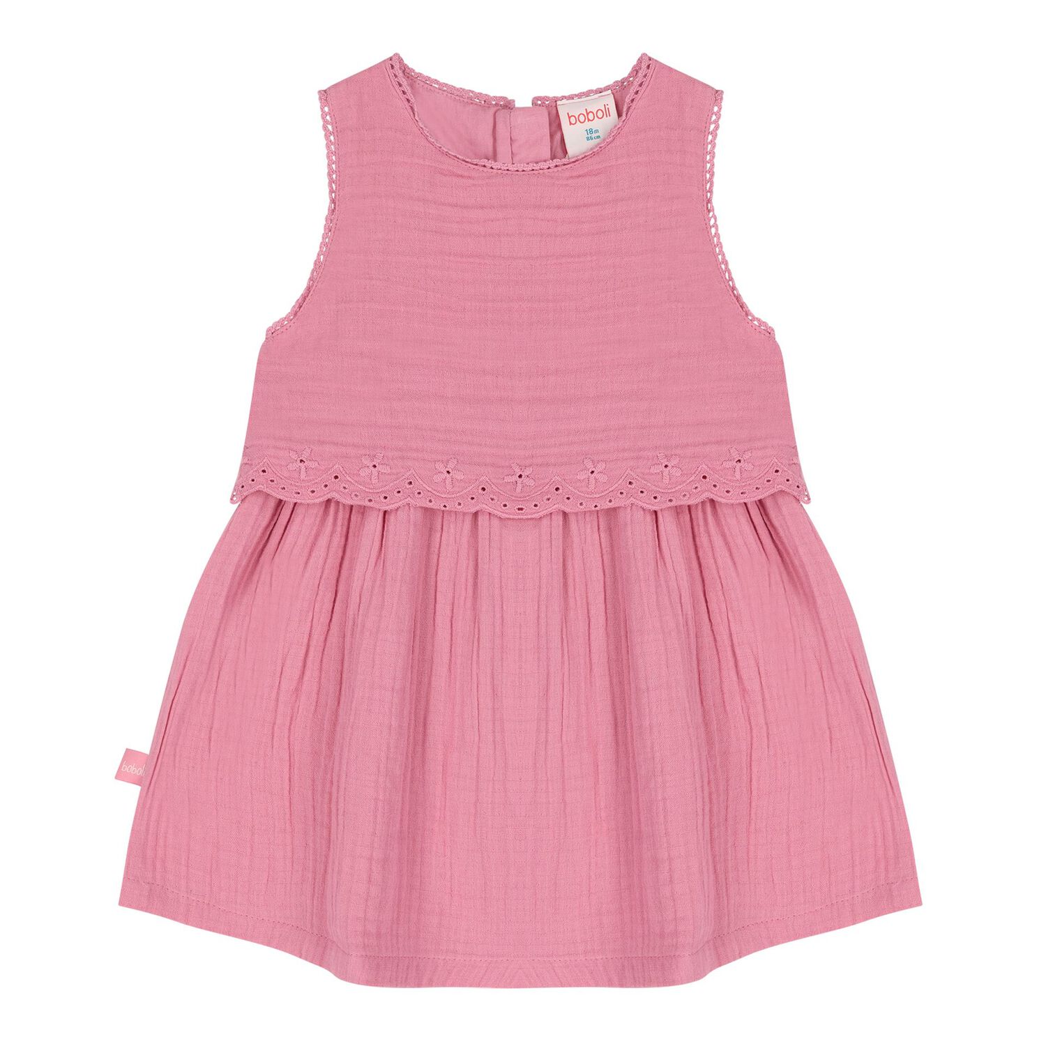 Baby Girls Pink Dress Set, 1, hi-res