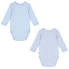 بودي سوت بالشعار باللون الازرق للاولاد (قطعتين), 1, hi-res