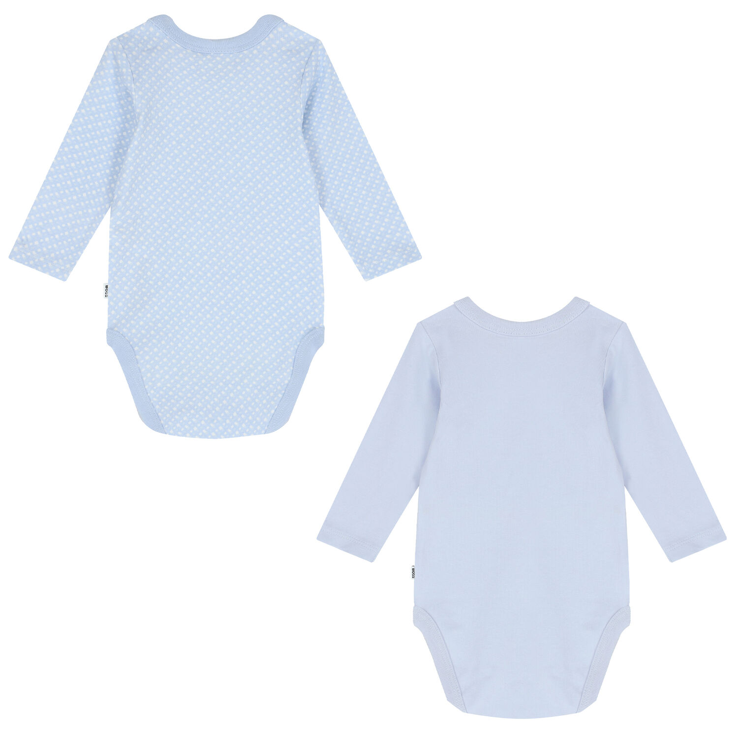 بودي سوت بالشعار باللون الازرق للاولاد (قطعتين), 1, hi-res image number null