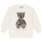 Ivory Teddy Bear Logo Sweatshirt, 1, hi-res
