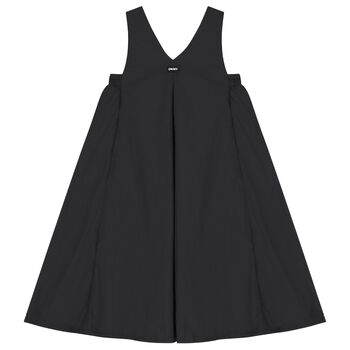Girls Black Sleeveless Dress