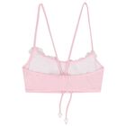 Girls Pink 3D Flowers Bikini, 1, hi-res