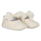 Baby Girls Ivory Bow Pre Walker Shoes, 3, hi-res