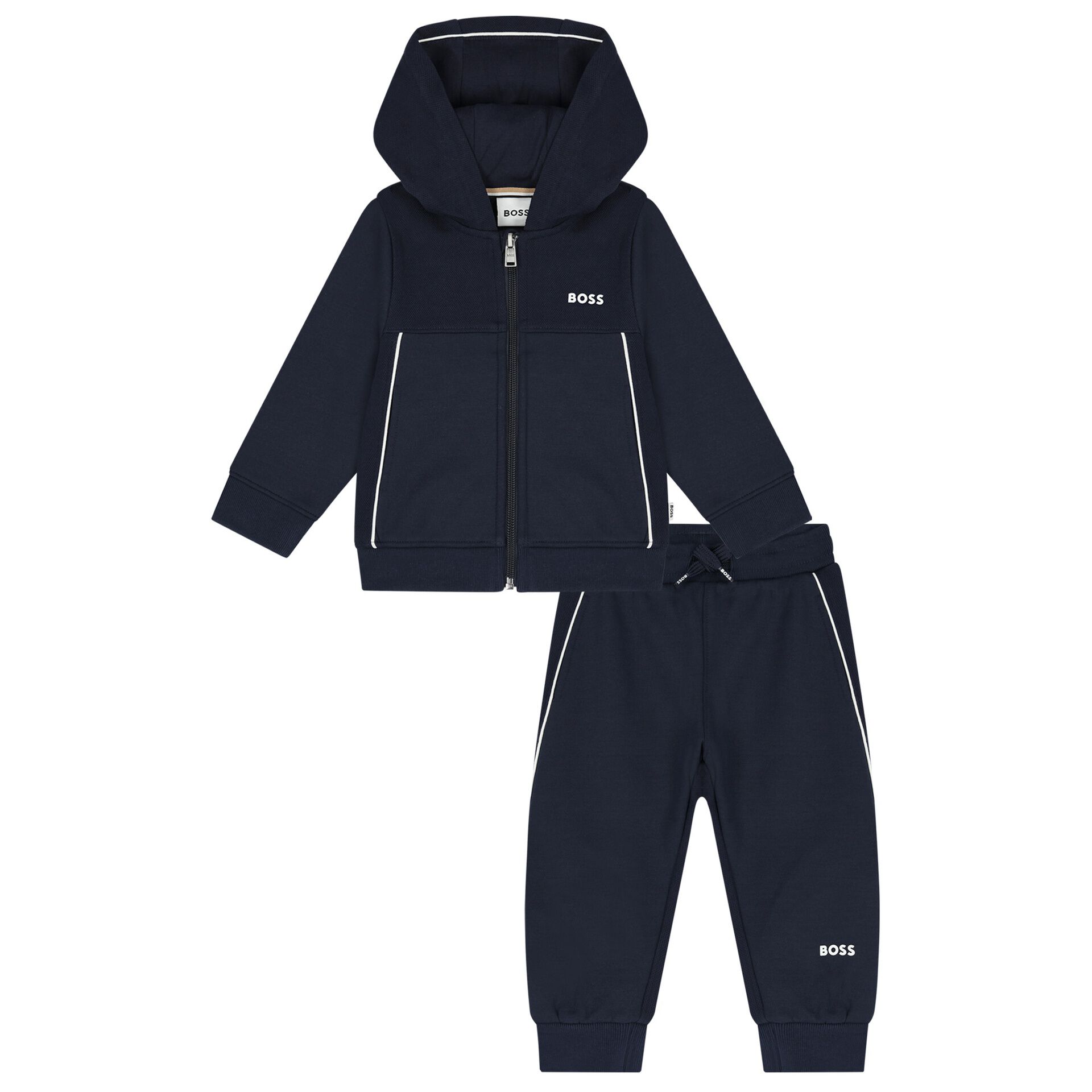 Navy boss tracksuit clearance