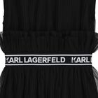 فستان بنات بالشعار باللون الأسود, 1, hi-res