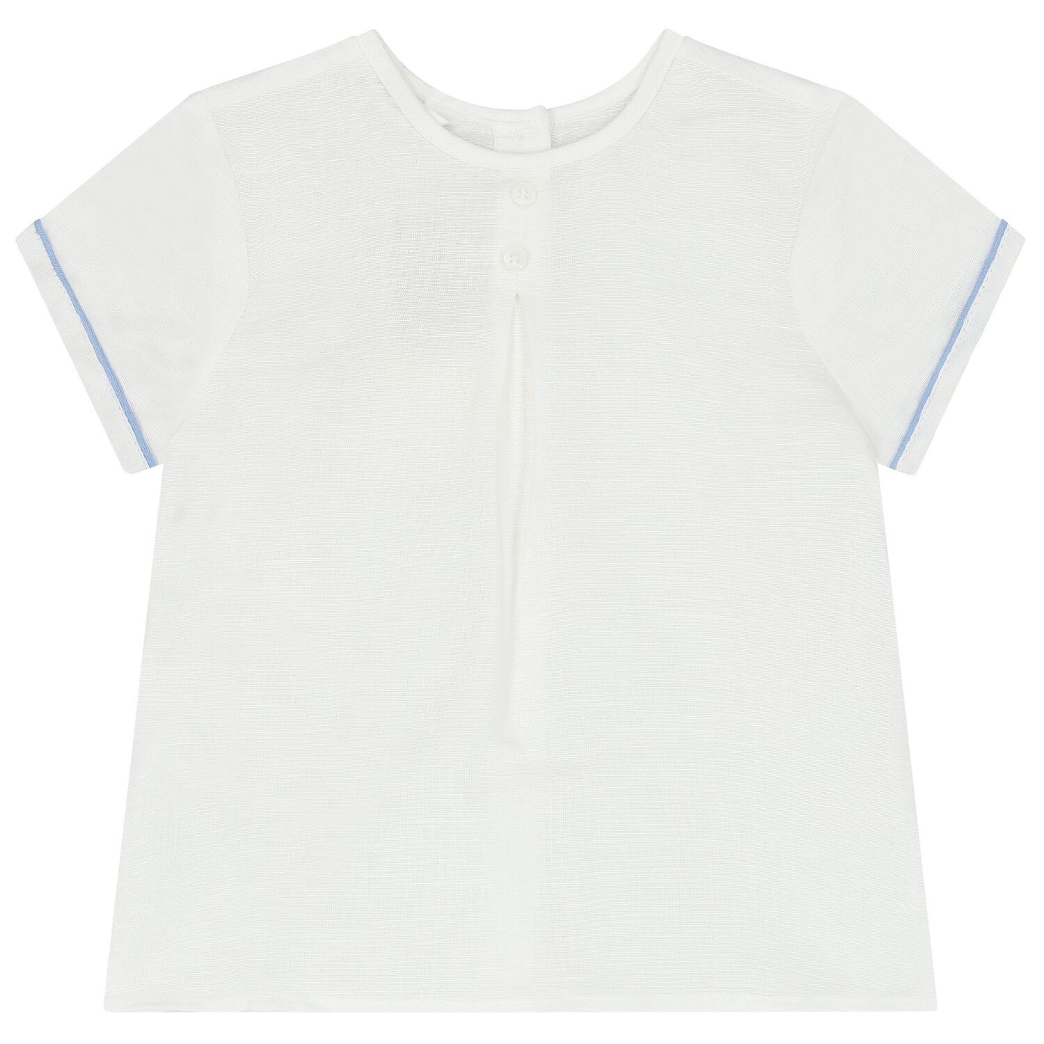 طقم دنغرى أولاد باللون الأبيض والأزرق, 2, hi-res