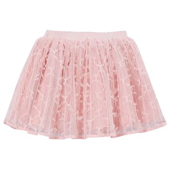 تنوره للبنات من التول باللون الوردي 