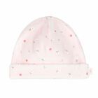 Baby Girls Pink Printed Velour Hat, 2, hi-res