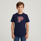 Boys Navy Logo T-Shirt, 1, hi-res