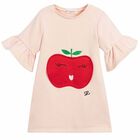 فستان بناتي ايلن باللون الوردي الفاتح للبنات, 1, hi-res