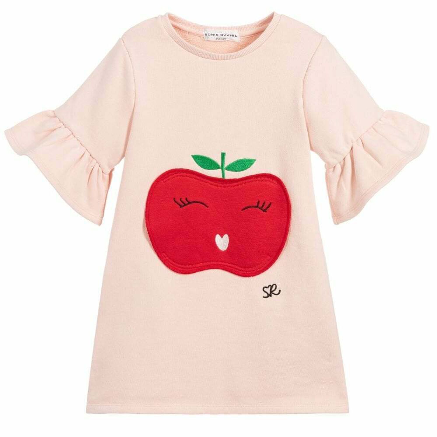 فستان بناتي ايلن باللون الوردي الفاتح للبنات, 1, hi-res image number null