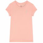 Girls Pink Logo T-Shirt, 2, hi-res