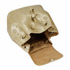 حقيبة ظهر بالشعار باللون الذهبى للبنات, 1, hi-res