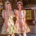 فستان بنات باللون الذهبي, 2, hi-res