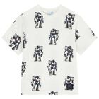 Boys Ivory Robot T-Shirt, 1, hi-res