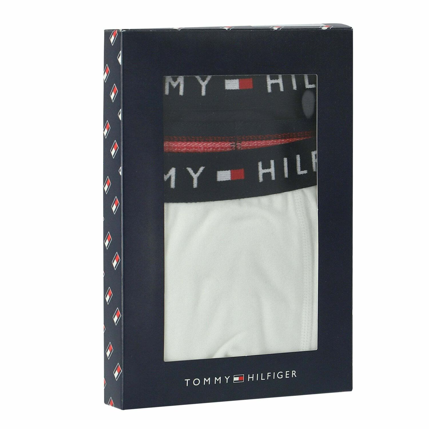 Boys White & Navy Boxer Shorts (2-Pack), 1, hi-res