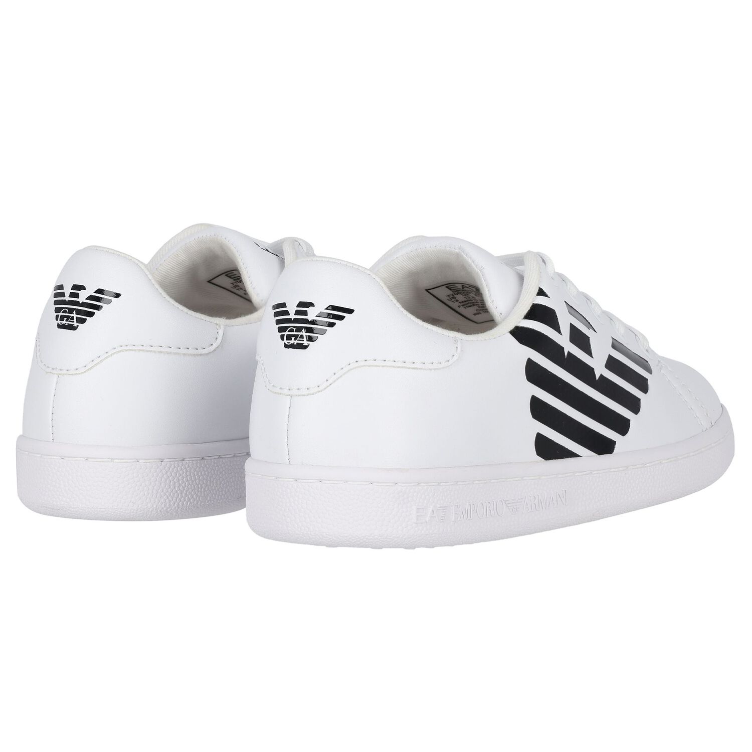 White Logo Trainers, 2, hi-res
