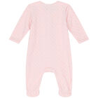 Baby Girls Pink Babygrow Gift Set, 3, hi-res