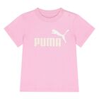 طقم شورت اطفال بالشعار باللون الوردي للبنات , 6, hi-res