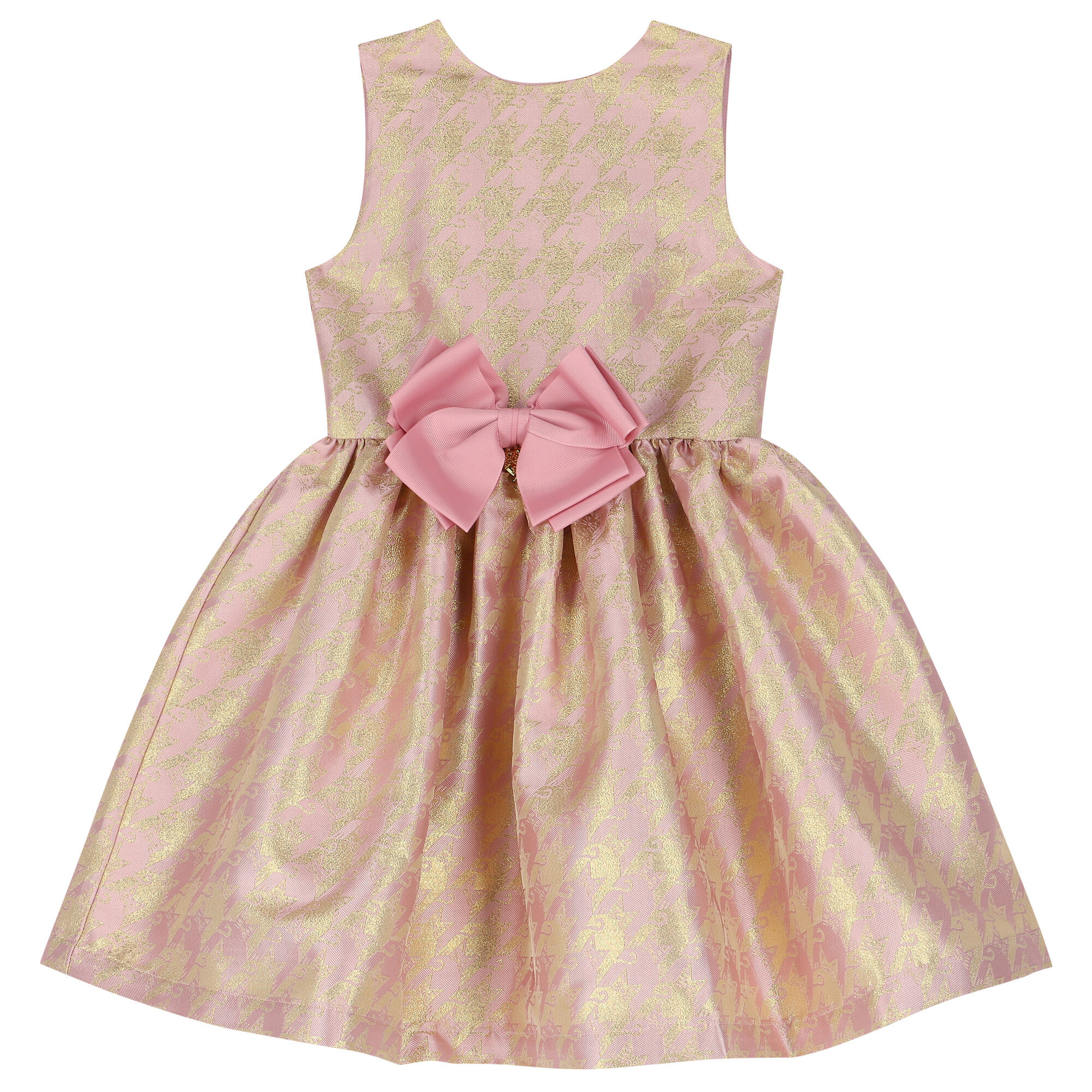 Pink and gold shop dress