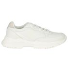 Ivory Logo Trainers, 1, hi-res