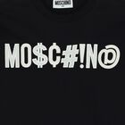 Boys Black Logo Long Sleeve Top, 1, hi-res