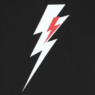 تيشيرت بشعار صاعقة باللون الاسود للاولاد, 3, hi-res