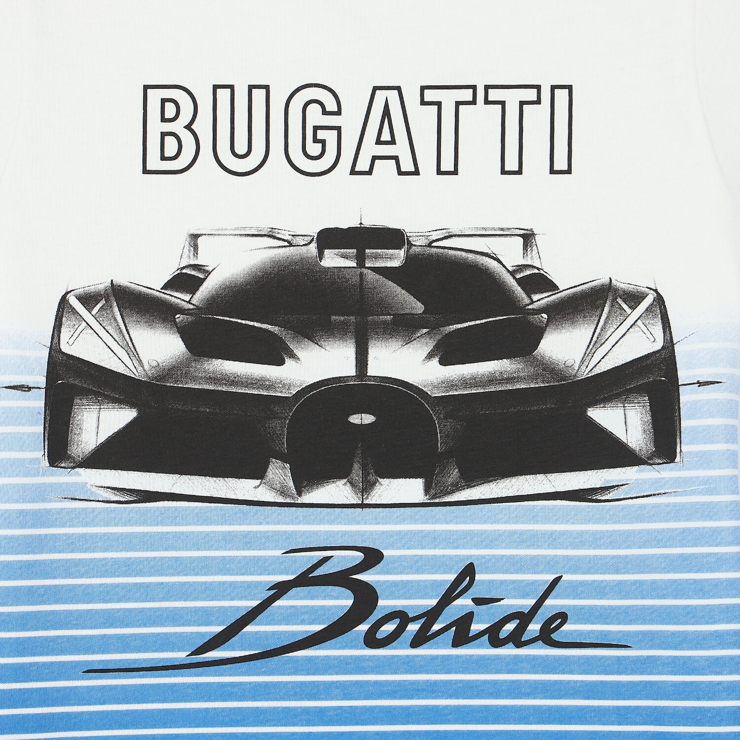 تيشيرت بالشعار باللون الأبيض والأزرق للأولاد, 1, hi-res image number null