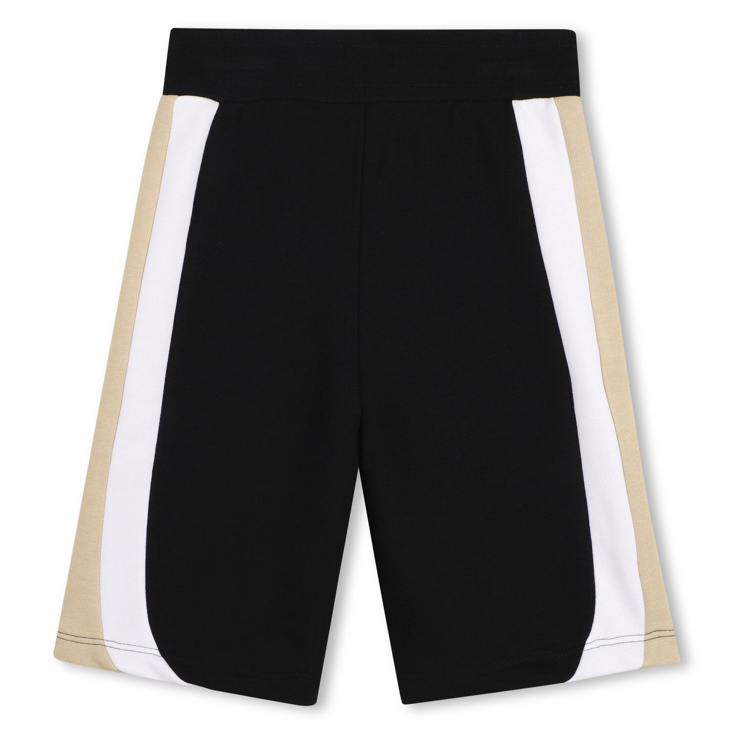 Boys Beige Striped Shorts, 2, hi-res