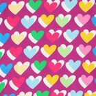 سويت شيرت بناتي على شكل قلب باللونين الأرجواني والوردي, 1, hi-res