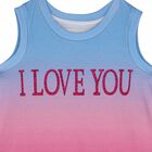 Girls Blue & Pink Printed Dress, 1, hi-res
